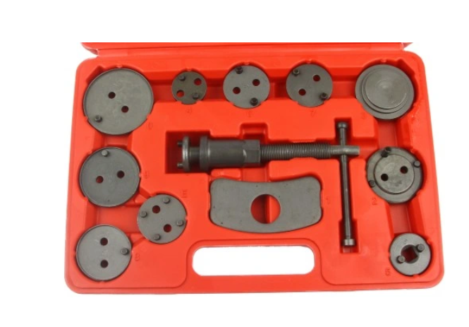 Set trusa presa piston etrier frana 13 piese schimb placute frana, impins pistoane (M57690A) [3]