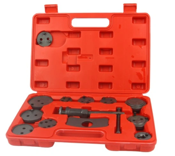 Set trusa presa piston etrier frana 13 piese schimb placute frana, impins pistoane (M57690A) [2]