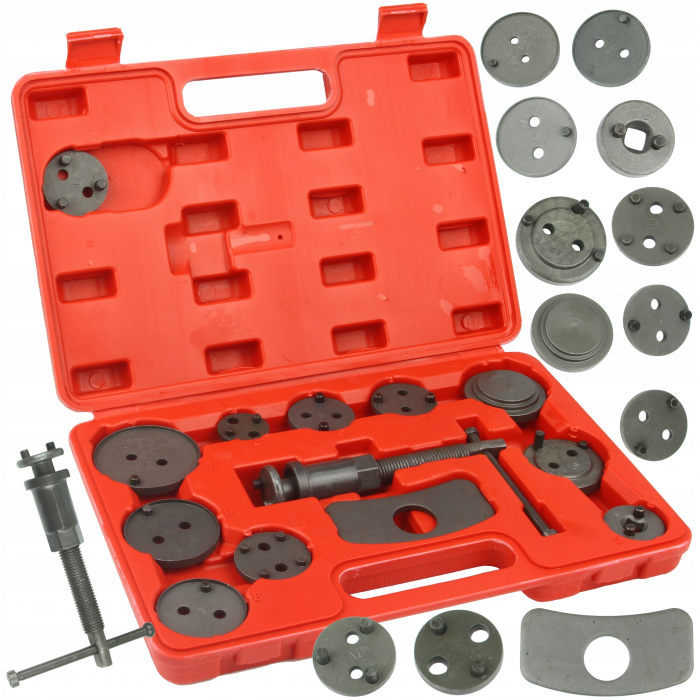 Set trusa presa piston etrier frana 13 piese schimb placute frana, impins pistoane (M57690A) [1]