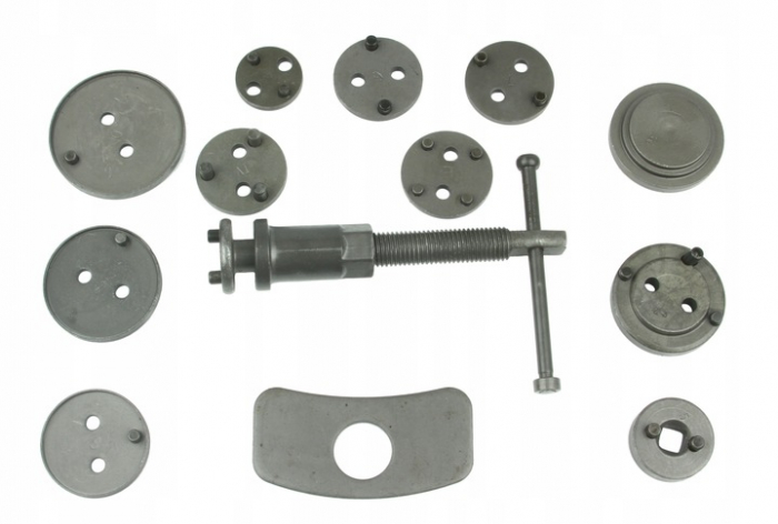 Set trusa presa piston etrier frana 13 piese schimb placute frana, impins pistoane (M57690A) [5]