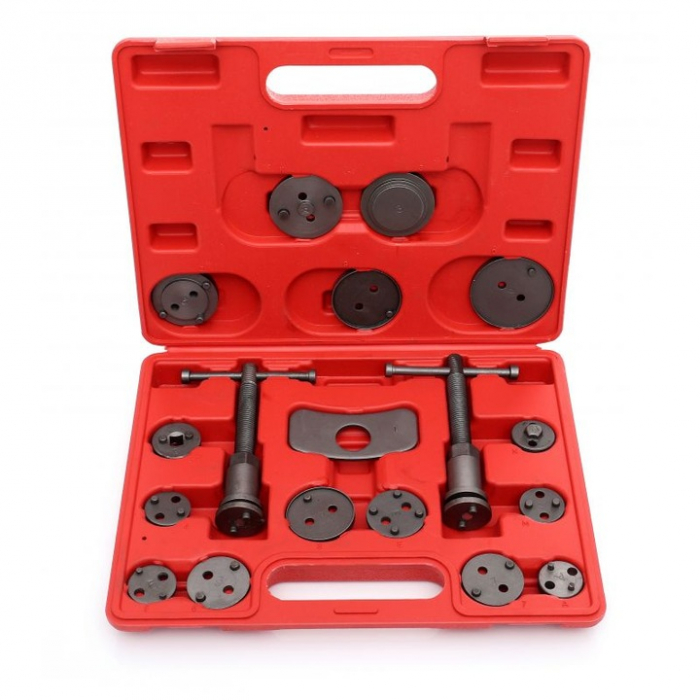 Set trusa presa piston etrier frana 18 piese schimb placute frana, impins pistoane (KD10215) [8]