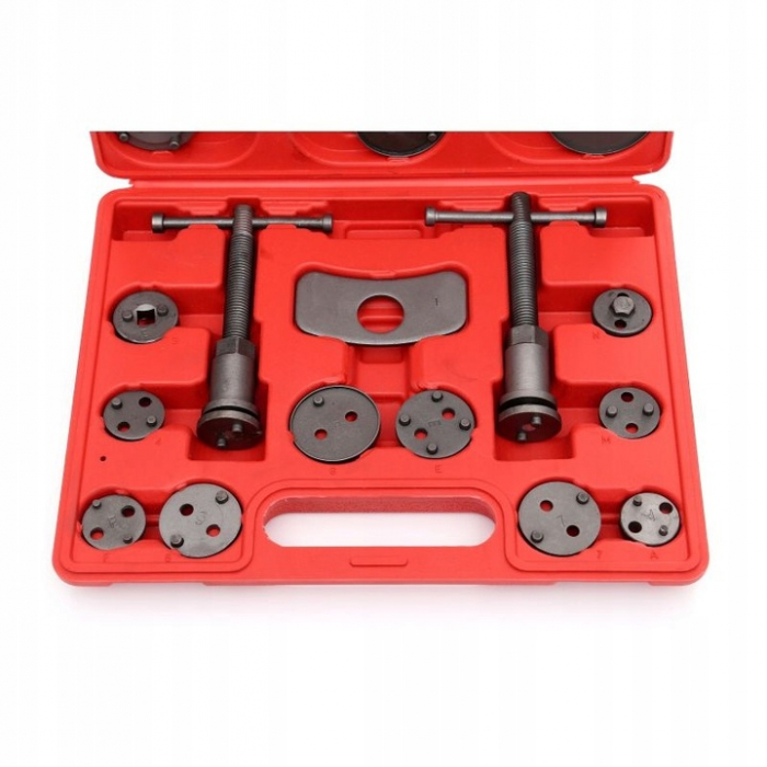 Set trusa presa piston etrier frana 18 piese schimb placute frana, impins pistoane (KD10215) [9]