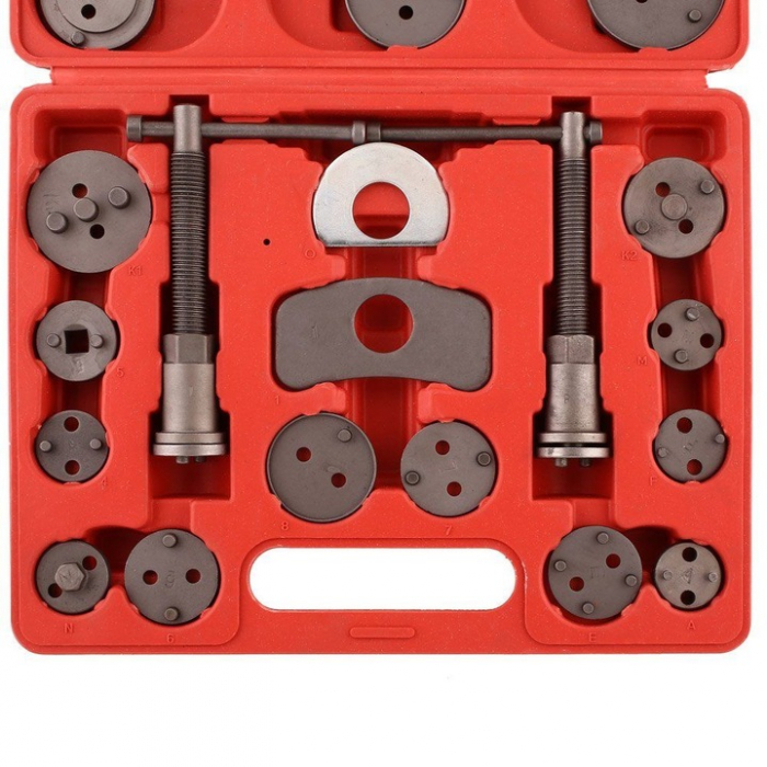 Set trusa presa piston etrier frana 21 piese schimb placute frana, impins pistoane (S10607) [7]