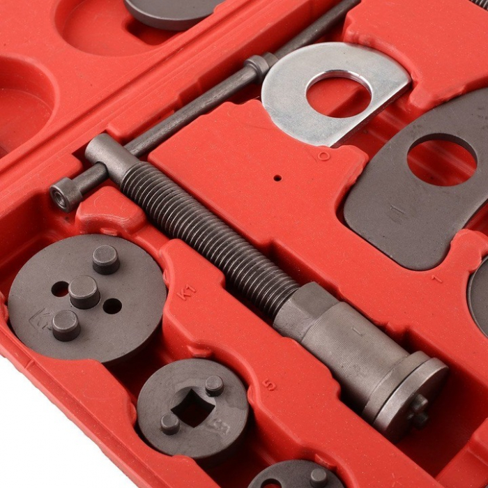 Set trusa presa piston etrier frana 21 piese schimb placute frana, impins pistoane (S10607) [6]