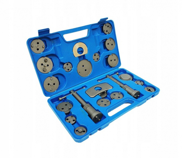 Set trusa presa piston etrier frana 22 piese schimb placute frana, impins pistoane (S10609) [6]