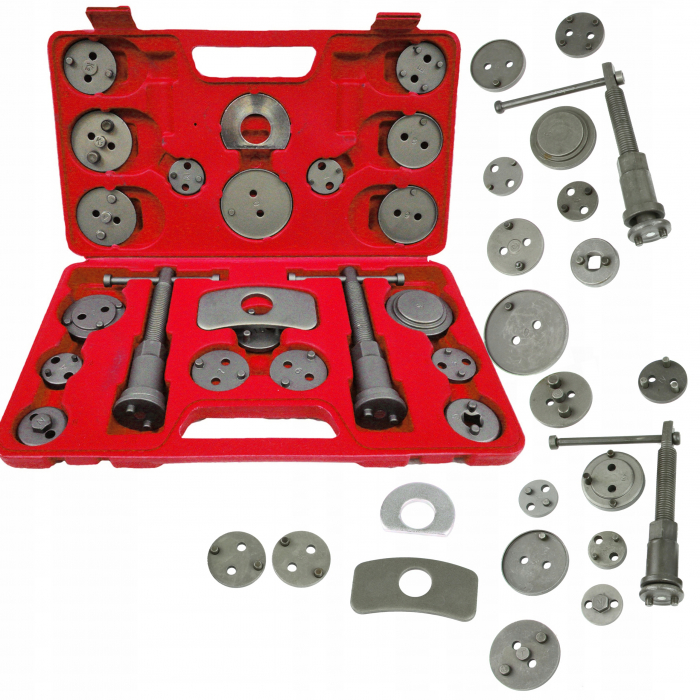 Set trusa presa piston etrier frana 22 piese schimb placute frana, impins pistoane (KD10784) [1]