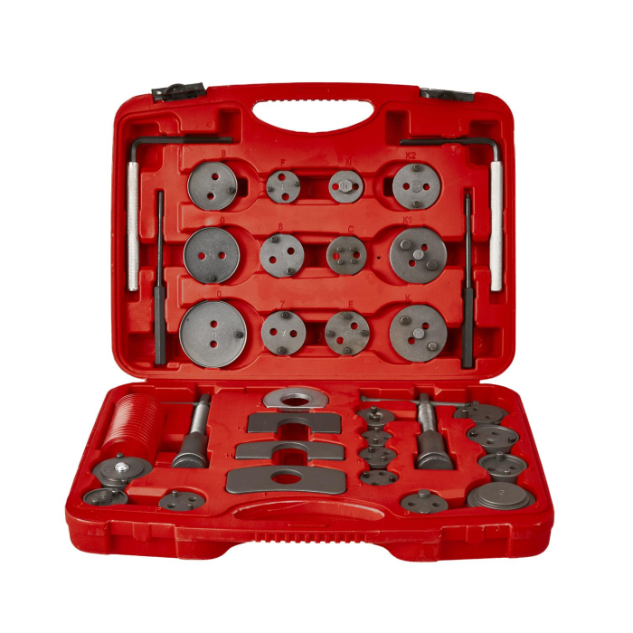 Set trusa presa piston etrier frana 35 piese schimb placute frana impins pistoane (KD12524) [4]