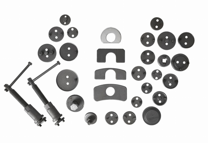 Set trusa presa piston etrier frana 35 piese schimb placute frana impins pistoane (KD12524) [8]