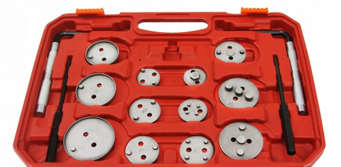 Set trusa presa piston etrier frana 35 piese schimb placute frana, impins pistoane (M57693) [3]