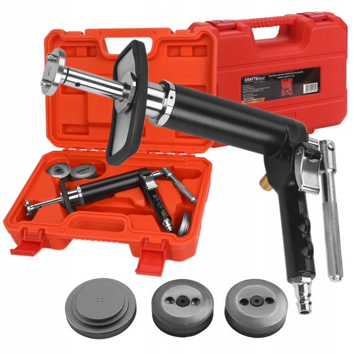 Set trusa Presa pneumatica piston etrier frana schimb placute frana, impins pistoane (KD12542) [1]