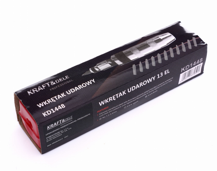 Set trusa surubelnita de impact cu biti Cr-V (KD1448) [10]