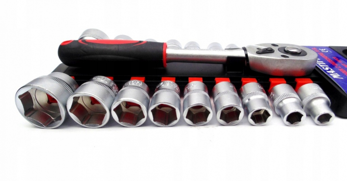 Set tubulare 8-32mm cu clichet 19piese (SK-019-01) [3]