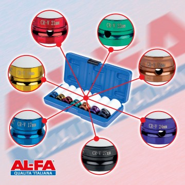 Set tubulare cu impact pentru jante aluminiu 1/2 7 piese 17-27mm CrMo (AL-FA7) [3]