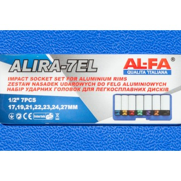 Set tubulare cu impact pentru jante aluminiu 1/2 7 piese 17-27mm CrMo (AL-FA7) [7]