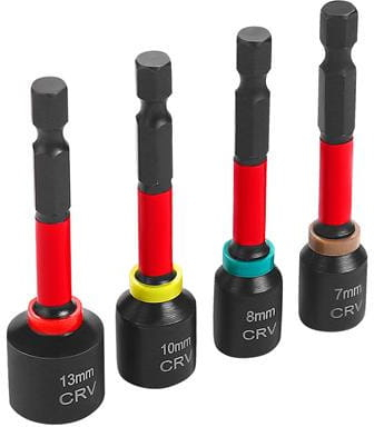 Set tubulare hexagonale 4 buc pentru bormasina (KD11866) [3]