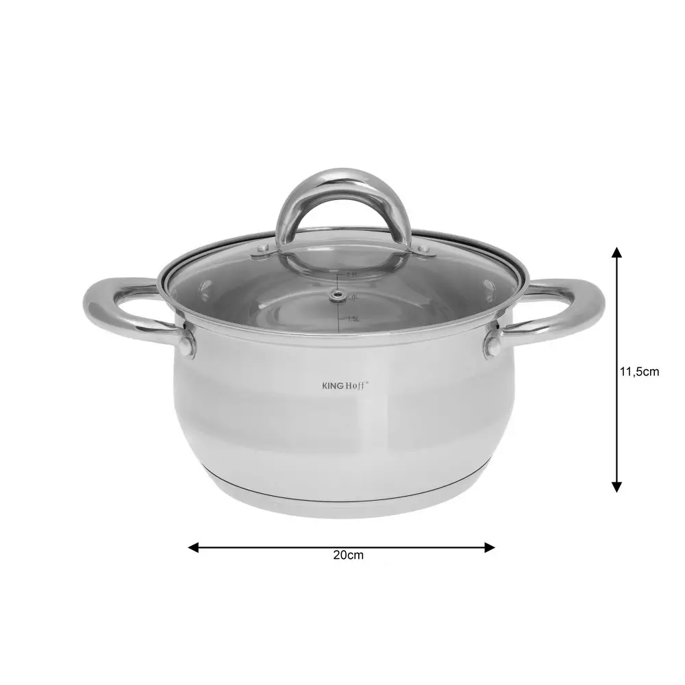 Set vase de gatit 12 piese, otel cu tigaie marmorata, 5 oale, 1 tigaie si 6 capace (KH-1098) [3]