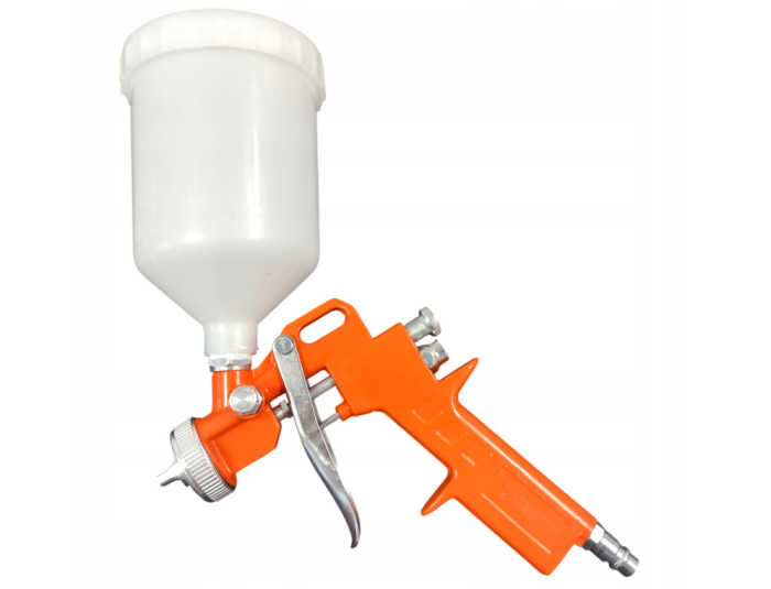 Set vopsire pneumatic 5 piese, pistol pulverizare, pentru compresor si aer comprimat (S10510) [2]