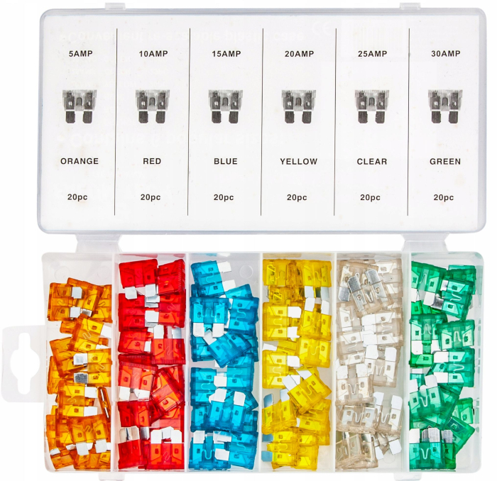 Sigurante auto set 120 buc 5-30A (KD1300) [4]