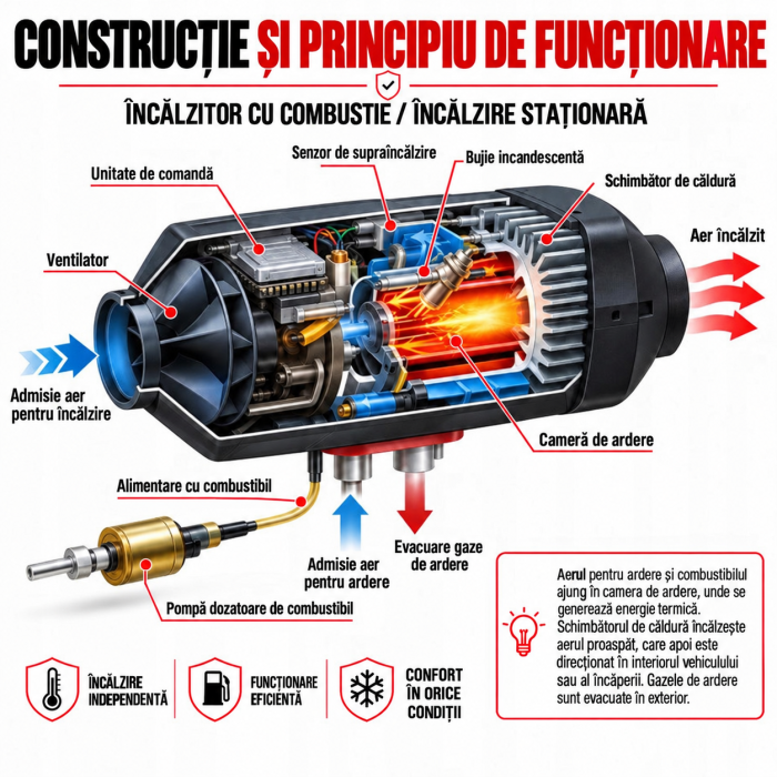 Siroco diesel 8 kW 12V pentru incalzire stationara cu montaj fix (VRF05377) [6]