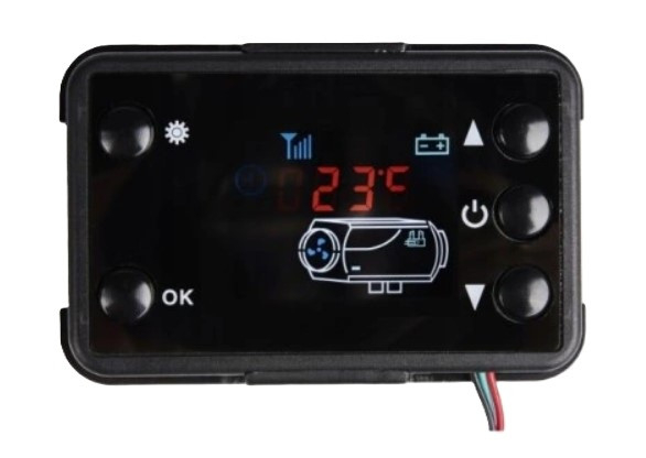 Sirocou, incalzitor stationar portabil 12-24 220V 12kW display LCD, cu telecomanda (BX-3432) [3]