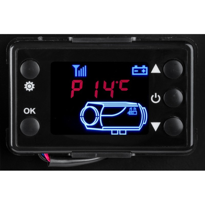 Sirocou, incalzitor stationar portabil 12-24 220V 12kW display LCD, cu telecomanda (LXOH12KW) [4]