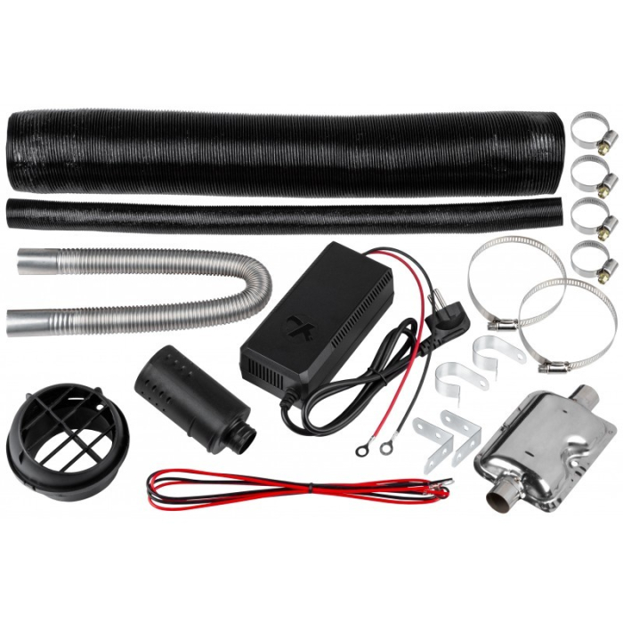 Sirocou, incalzitor stationar portabil 12-24 220V 12kW display LCD, cu telecomanda (LXOH12KW) [19]