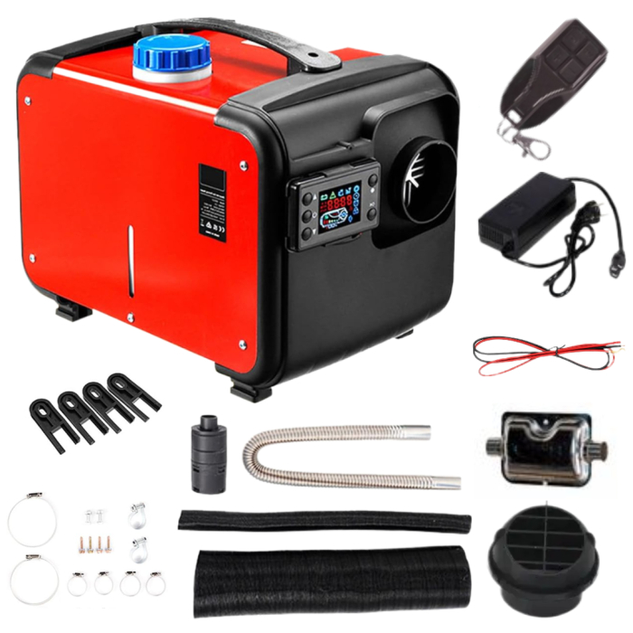 Sirocou webasto incalzitor stationar portabil 12-24 230V 12kW display LCD telecomanda (BX-DH12KW) [10]