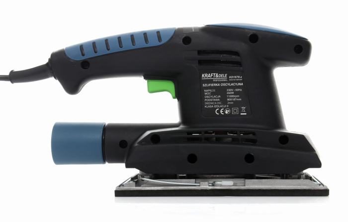 Slefuitor orbital cu talpa 450W  90x187mm11.000rpm (KD1676-Z) [4]