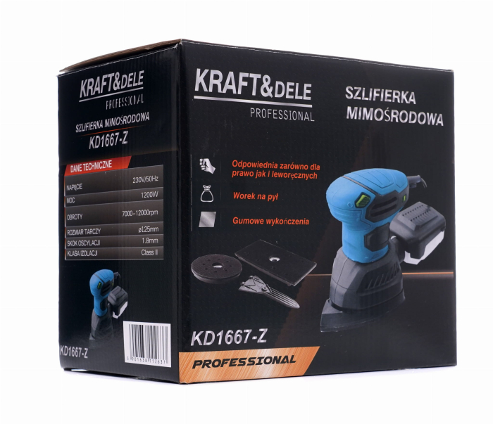 Slefuitor orbital excentric viteza reglabila 1200W (KD1667-Z) [9]