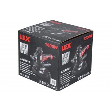 Slefuitor pentru ghips, glet si tencuieli 1500W, disc 180mm, LED, LEX (LXDWS15) [17]