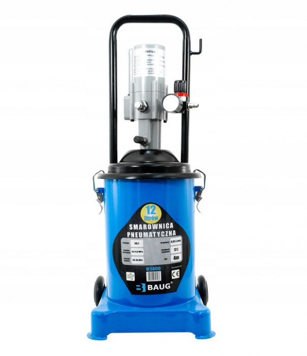 Pompa pneumatica gresare 12L gresor furtun 4m (B3800) [6]