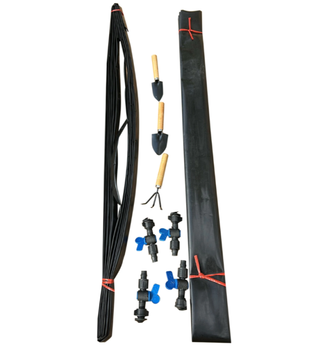 Solar gradina 400x300x200 cm cu sistem irigare folie PE 140 g mp UV 8 ferestre 2 usi DISUH91 (40TH319) [4]