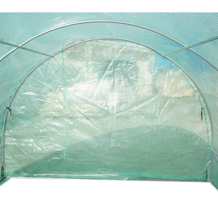 Solar gradina 400x300x200 cm folie PE 140 g mp UV 8 ferestre 1 usa structura otel galvanizat DISUZ14 (40TH444) [7]