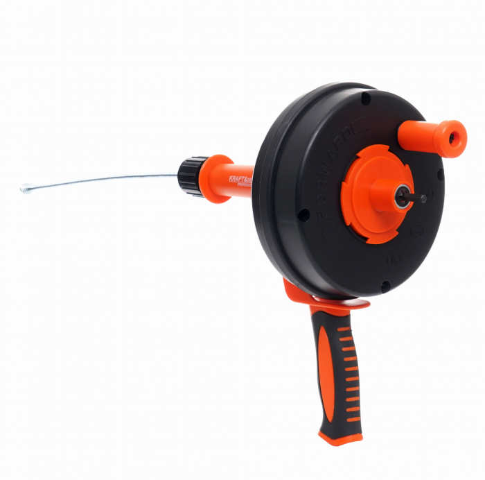 Spirala pentru canalizare tambur 7.6m 6mm (KD11765) [7]