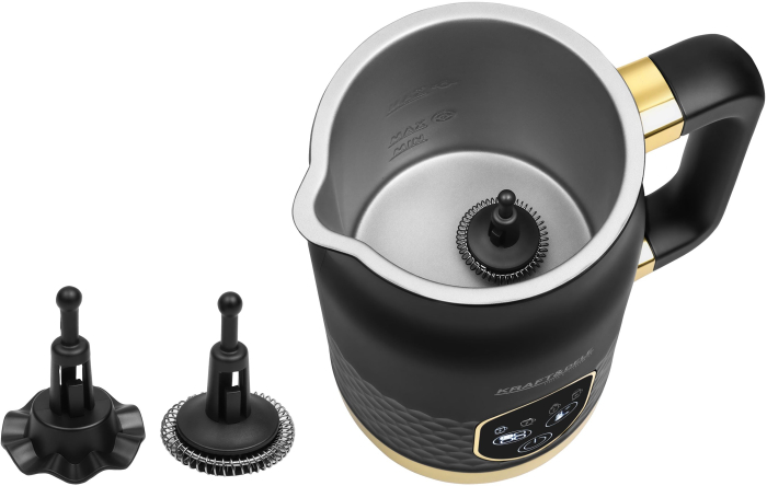 Spumator de lapte 4 in 1, 550W, afisaj LED, incalzire si spuma rece (KD4312) [8]