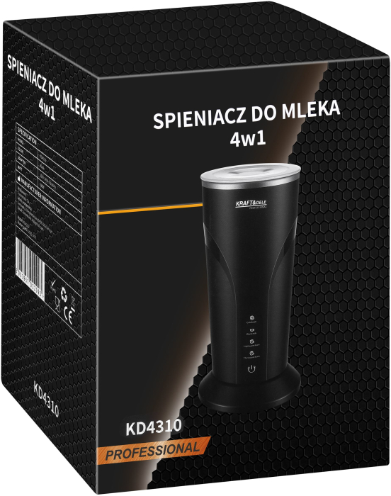Spumator de lapte 4 in 1, 550W, sistem STRIX, functie mentinere la cald (KD4310) [12]