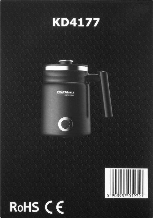 Spumator electric lapte 500W cu incalzire si 2 agitatoare pentru cappuccino latte si ciocolata calda (KD4177) [14]