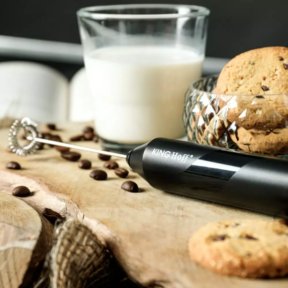 Spumator lapte electric, otel inoxidabil pe baterii (KH-1811) [2]