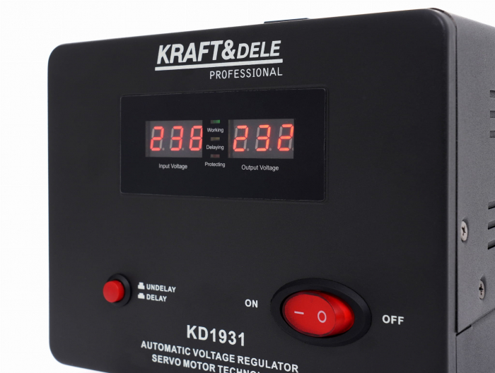 Stabilizator automat de tensiune AVR curent retea 220 230V 1000VA (KD1931) [2]