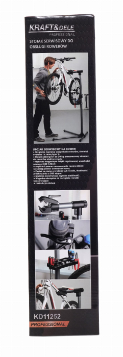 Stand service bicicleta reglabil 105-143 cm, rotativ, 30 kg (KD11252) [17]