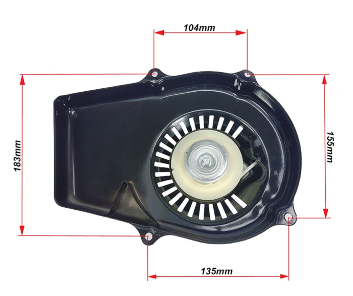 Starter manual pentru generatoare tip 950, 600W - 2000W (M798554) [2]