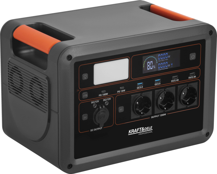 Stație de alimentare portabilă 1152Wh / 25.6V (KD5532) [10]