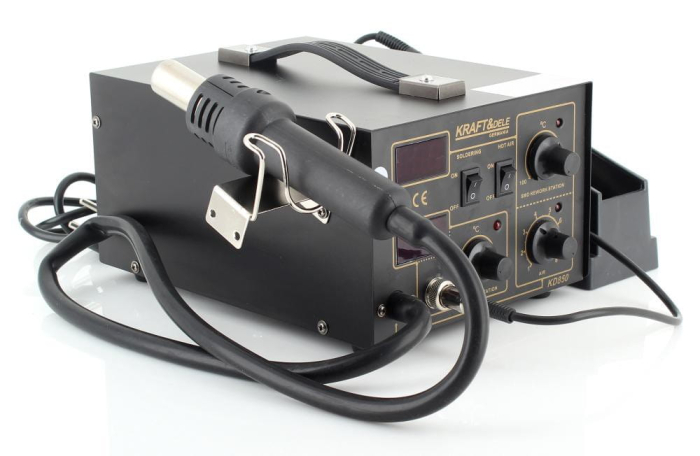 Statie de lipit cu aer cald si letcon 2 in 1 60W (KD850) [4]