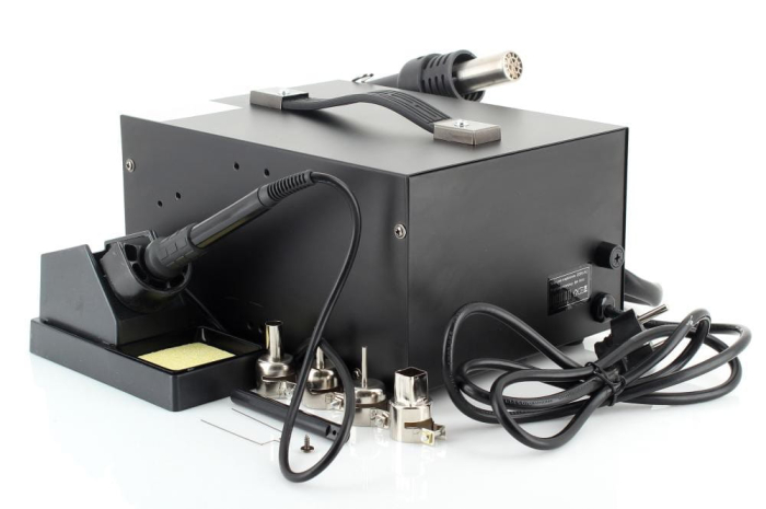 Statie de lipit cu aer cald si letcon 2 in 1 60W (KD850) [8]