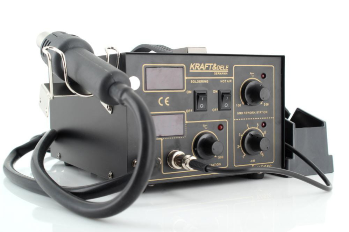 Statie de lipit cu aer cald si letcon 2 in 1 60W (KD850) [2]