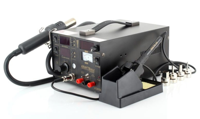 Statie de lipit cu aer cald si letcon 5 in 1 800W (KD856) [3]