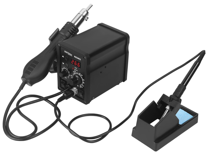 Statie de lipit sudura plastic aer cald rece 2 in 1 letcon 148 × 99 × 134 mm afisaj  LCD (KD3463) [2]