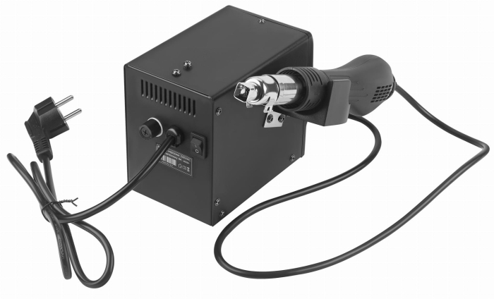 Statie de lipit sudura plastic aer cald rece 2 in 1 letcon + accesorii 148 × 99 × 134 mm afisaj LCD (KD3464) [11]