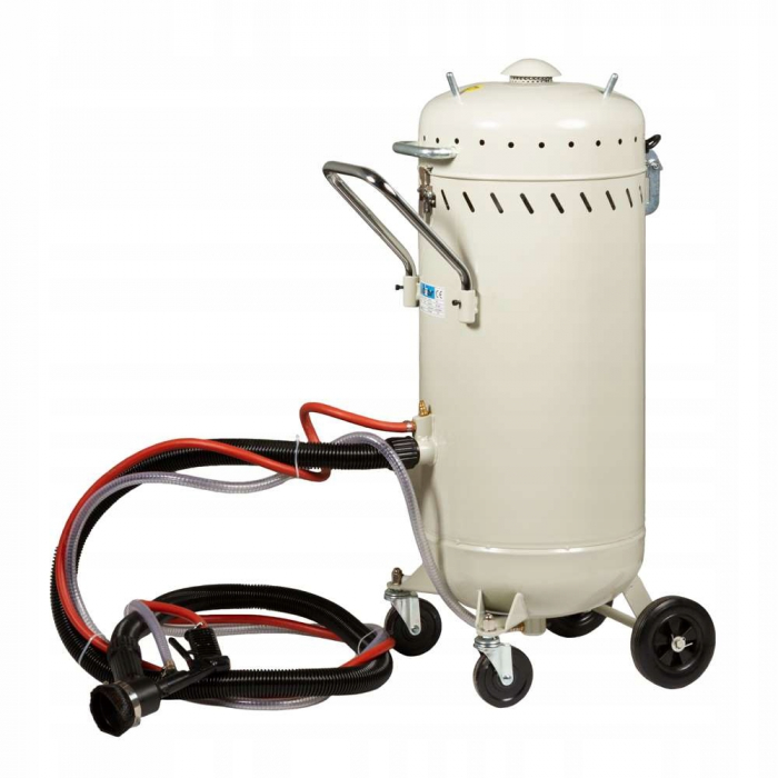 Statie mobila de sablare profesionala cu nisip 106L cu aspirator incorporat aparat masina sablat (08-1105) [4]