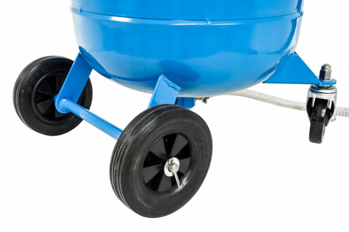 Statie mobila de sablare profesionala cu nisip 106L cu aspirator incorporat aparat masina sablat (B3404) [8]